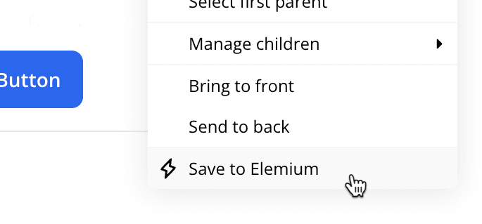 Save to Elemium context menu